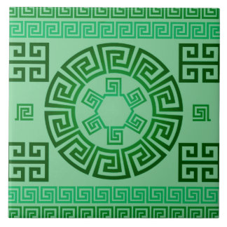 Azulejo de cerâmica grego