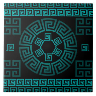 Azulejo de cerâmica grego