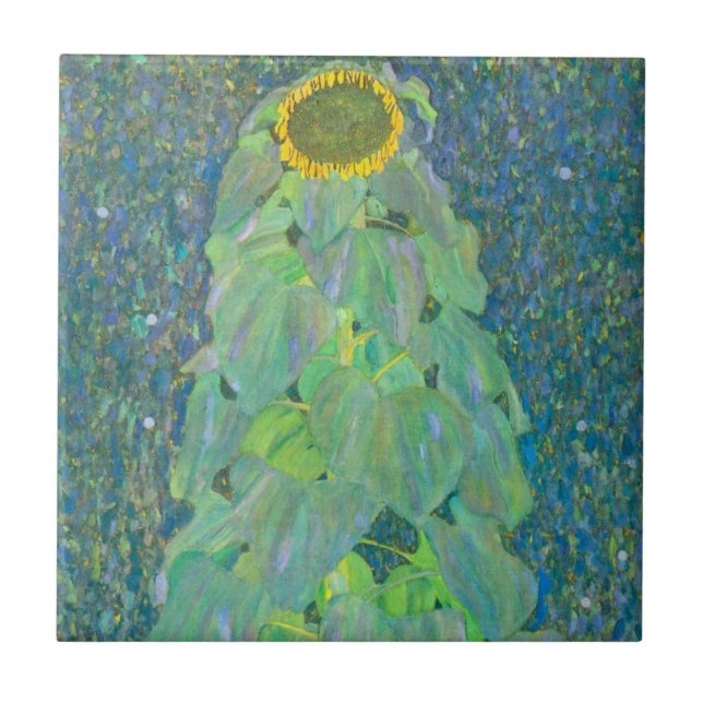AZULEJO DE CERÂMICA: GUSTAV KLIMT : SFLOWER (Frente)
