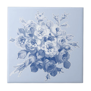 azulejo de cerâmica "Jane's Rose Bouquet"