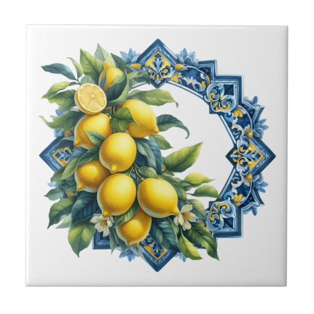 Azulejo de Cerâmica Limão (Frente)