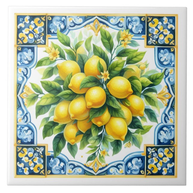 Azulejo de Cerâmica Limão (Frente)
