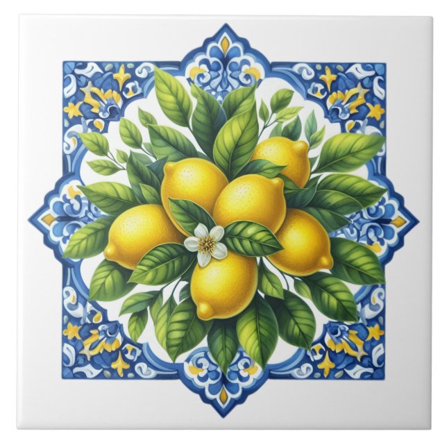 Azulejo de Cerâmica Limão (Frente)