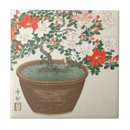 AZULEJO DE CERÂMICA: OHARA KOSON : AZALEAS