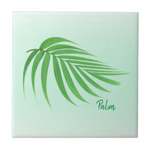 Azulejo de cerâmica Palm Leaf
