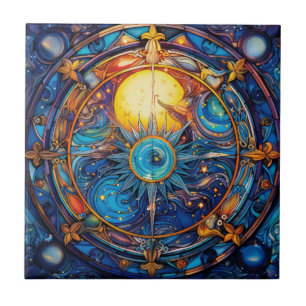 Azulejo de cerâmica para corpos celestes