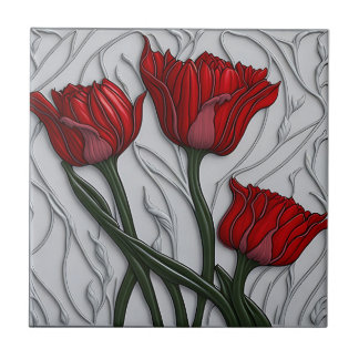 azulejo de cerâmica para decoração de parede flora
