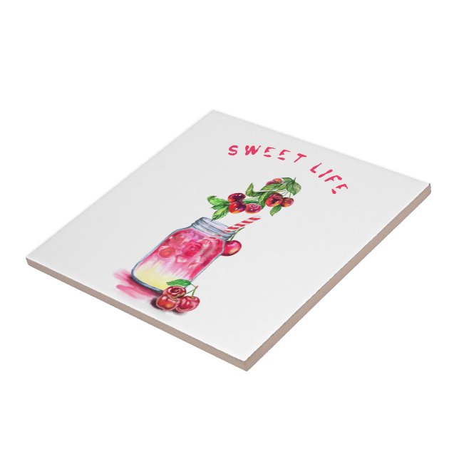 Azulejo de cerâmica para Frutas de alcaçuz Legal (Lateral)