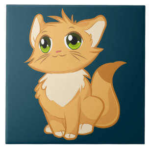 azulejo de cerâmica para gatinhos