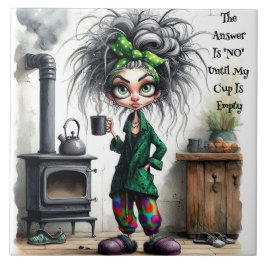 Azulejo de cerâmica para Lady Vazio Cup