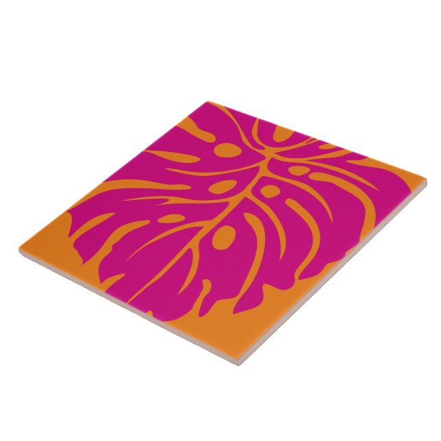 azulejo de cerâmica para padrões tropicais (Lateral)