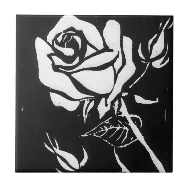 azulejo de cerâmica para Rosa Alba (Frente)