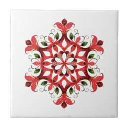 Azulejo de cerâmica Red Design da Vintage do Velho