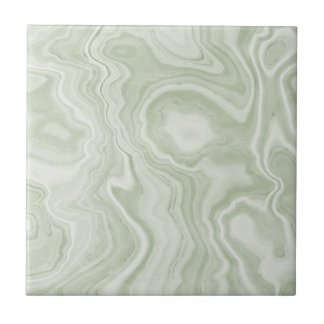 Azulejo de cerâmica Sage Green Marble