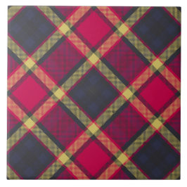 Azulejo de cerâmica - Scottish Tartan
