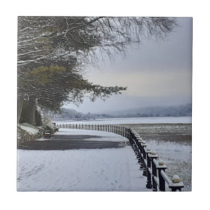 Azulejo de cerâmica Snowy Morning