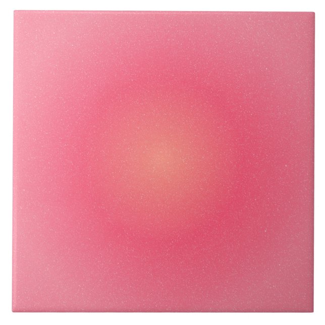 Azulejo de Cerâmica Sparkle com gradiente rosa (Frente)