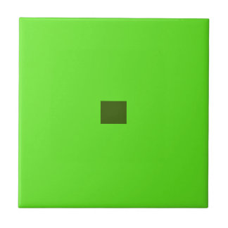 Azulejo de cerâmica verde fluorescente