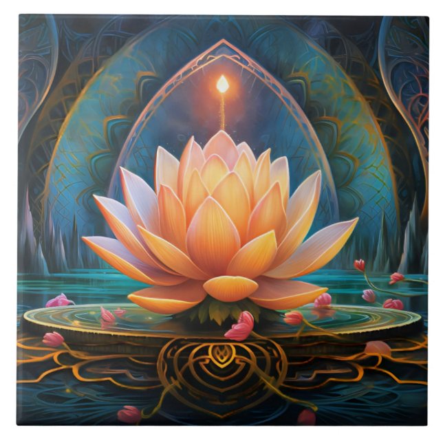 Azulejo de cerâmica Zen (Frente)