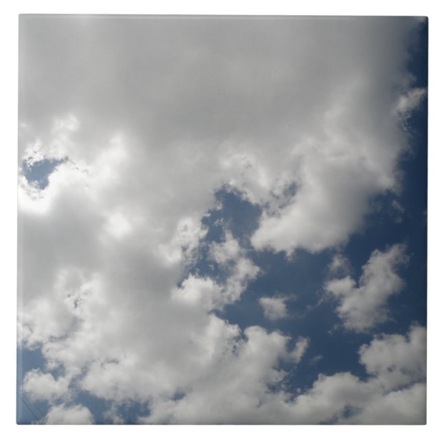 Azulejo de céu nublado (Frente)