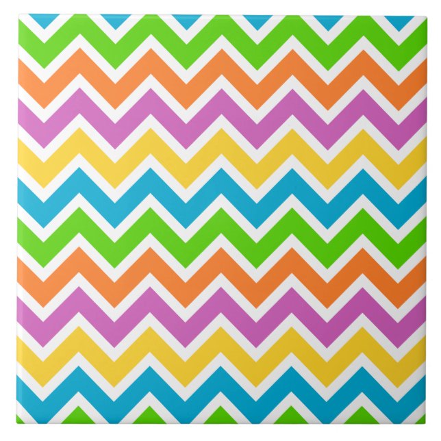 azulejo de chevron de primavera (Frente)