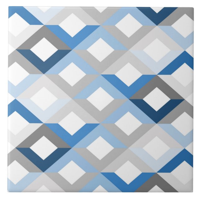 azulejo de chevrons azuis (Frente)