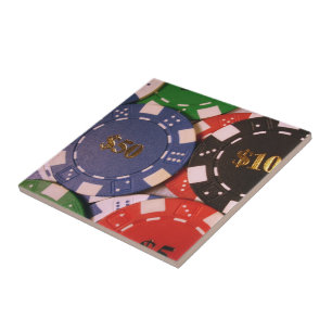 Azulejo de chipsets Poker