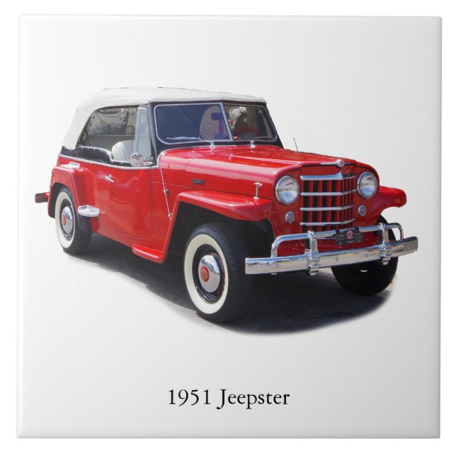 azulejo de cima para cima de Jeepster 1951 (Frente)