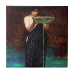 Azulejo de Circe Invidiosa do Waterhouse