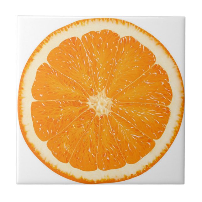 Azulejo de citrinos de laranja (Frente)