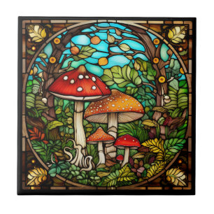 Azulejo de cogumelos