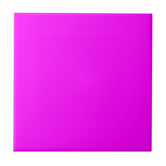 Azulejo de cor magenta (Frente)