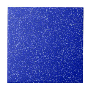 Azulejo de Cor Sólida Esmalte Rachado Azul Elétric