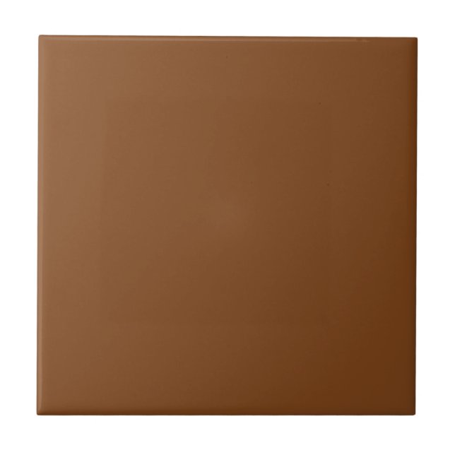 Azulejo de Cor Sólida Russet Brown (Frente)