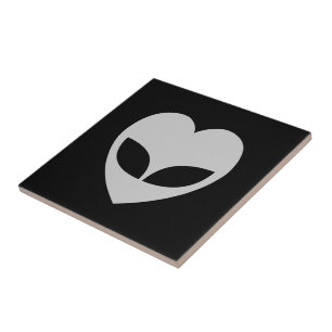 Azulejo de Coração de Amor Alien