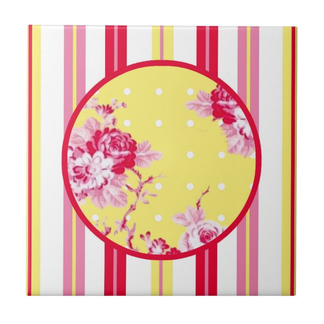 Azulejo de Cottage Vintage (Frente)