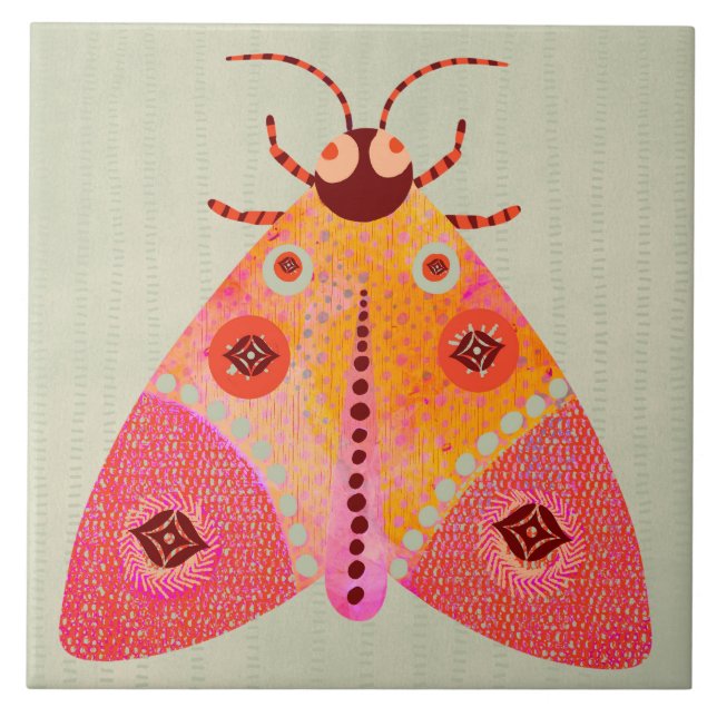 Azulejo de Cozinha Cerâmica da rico Moth (Frente)