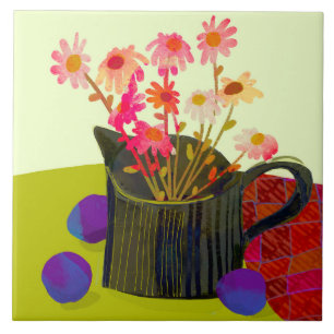 Azulejo de cozinha cerâmica do Daisies