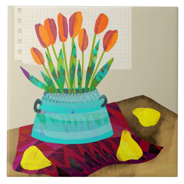 Azulejo de Cozinha Cerâmica Tulip (Frente)