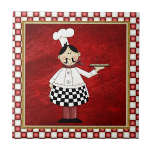 azulejo de cozinha italiano de chef