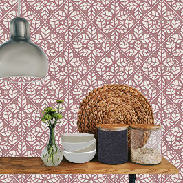 Azulejo de cozinha, Rosa, vermelho e branco