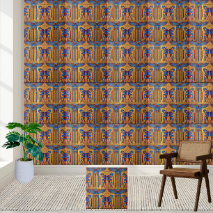 Azulejo de Destaque Egípcio Exótico