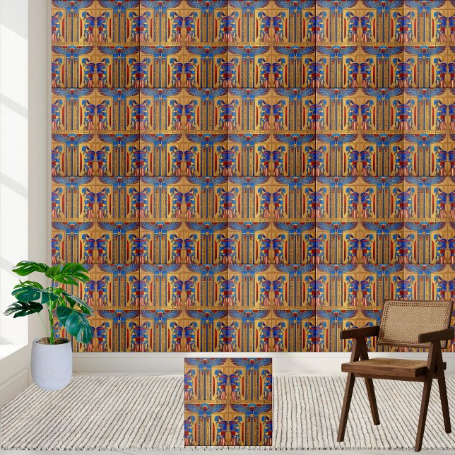 Azulejo de Destaque Egípcio Exótico (Exotic Egyptian Accent Tile)