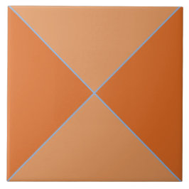 Azulejo de diamantes de laranja marroquino azul e