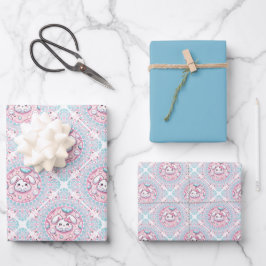 Azulejo de Diamond do Pastel Kawaii Bunny Dot Mand