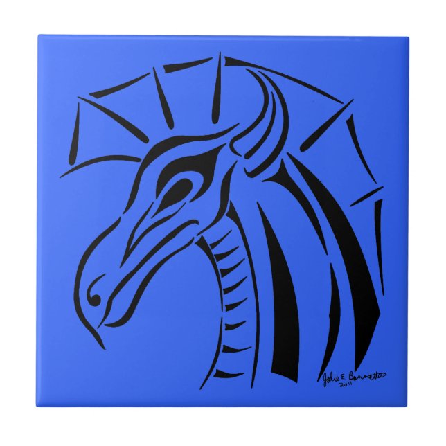 Azulejo de Dragão Crestado (Frente)