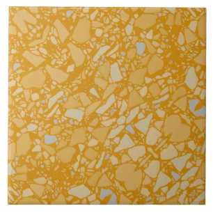 Azulejo de Efeito Terrazzo Moderno da Mostarda Esc