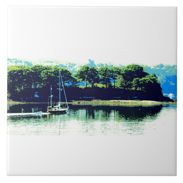 azulejo de embarcação de cruzeiro (Frente)