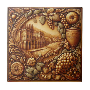 Azulejo de Ênfase da cozinha Cores do tucano 01 50