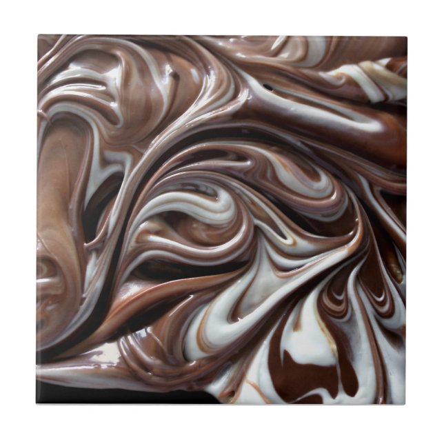 azulejo de espiral de chocolate (Frente)